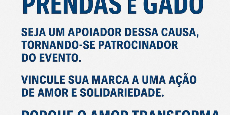 Apoie o 6º Leilão Beneficente da CAMID!